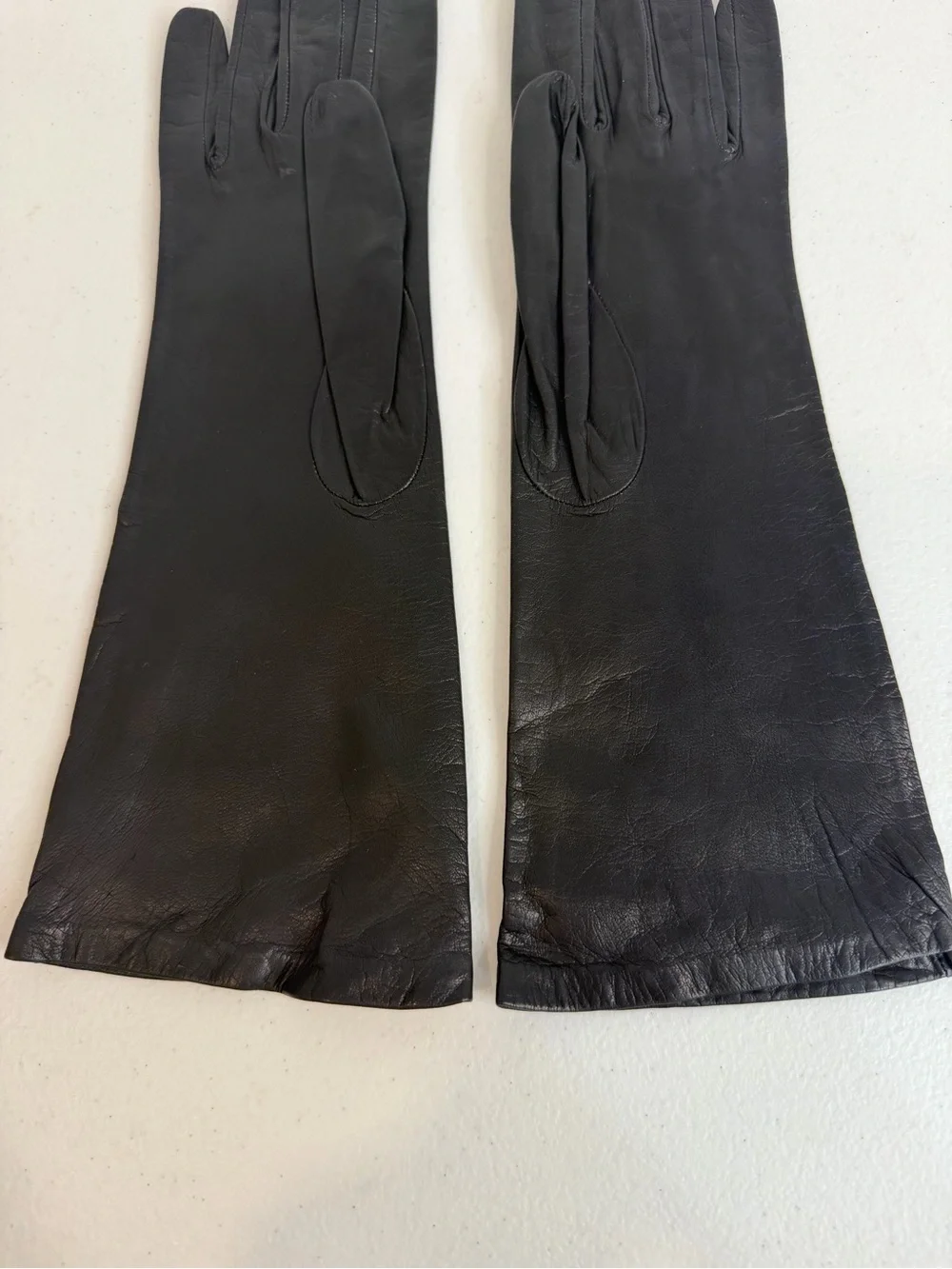Vintage Christian Dior Black Opera Gloves Size 7½